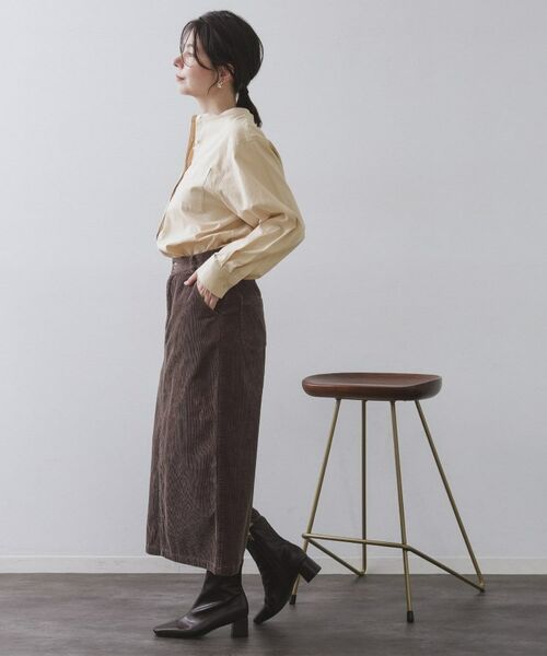 OPAQUE.CLIP / オペーク ドット クリップ シャツ・ブラウス | バンドカラーシャツ【洗濯機OK】 | 詳細6