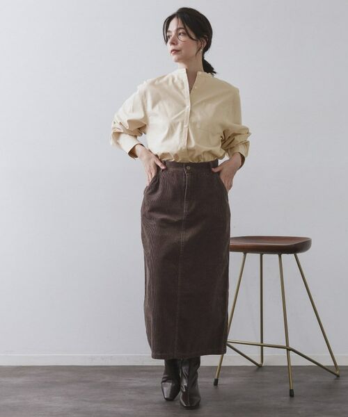 OPAQUE.CLIP / オペーク ドット クリップ シャツ・ブラウス | バンドカラーシャツ【洗濯機OK】 | 詳細7