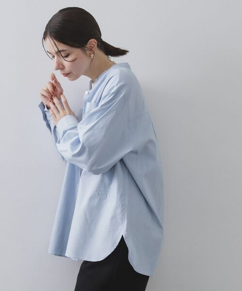 OPAQUE.CLIP / オペーク ドット クリップ シャツ・ブラウス | バンドカラーシャツ【洗濯機OK】 | 詳細9