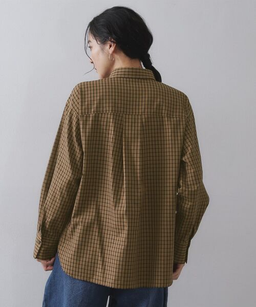 OPAQUE.CLIP / オペーク ドット クリップ シャツ・ブラウス | チェック柄レギュラーシャツ【洗濯機OK】 | 詳細11