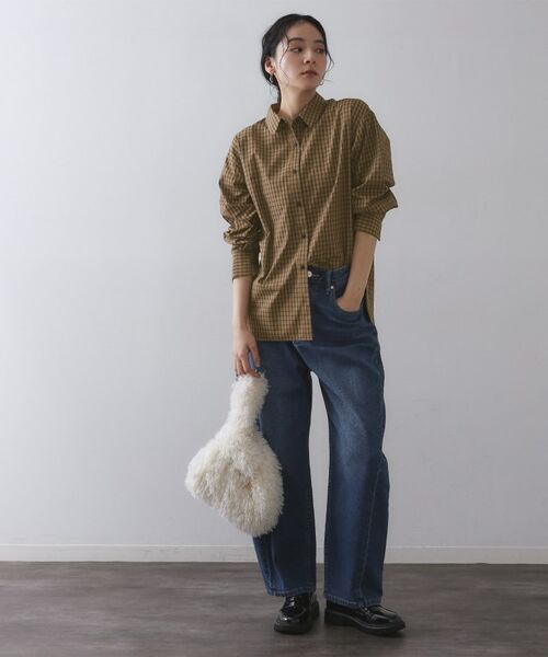 OPAQUE.CLIP / オペーク ドット クリップ シャツ・ブラウス | チェック柄レギュラーシャツ【洗濯機OK】 | 詳細6