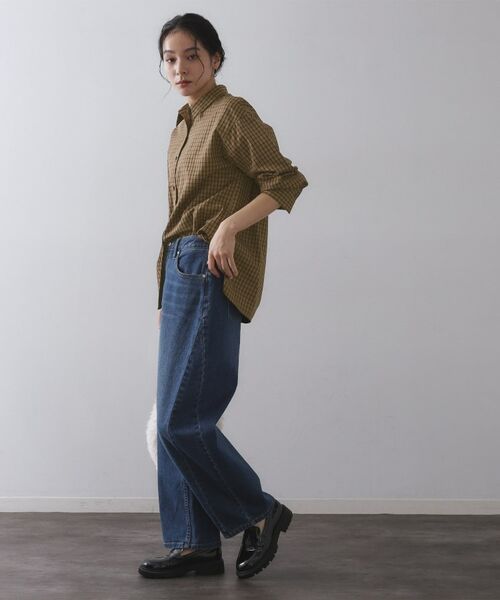 OPAQUE.CLIP / オペーク ドット クリップ シャツ・ブラウス | チェック柄レギュラーシャツ【洗濯機OK】 | 詳細7