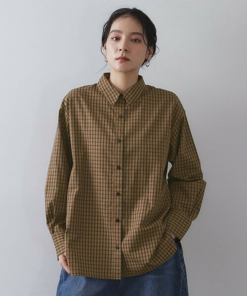 OPAQUE.CLIP / オペーク ドット クリップ シャツ・ブラウス | チェック柄レギュラーシャツ【洗濯機OK】 | 詳細9