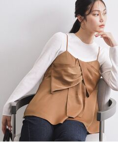 OPAQUE.CLIP / オペーク ドット クリップ シャツ・ブラウス | サテンキャミブラウス【洗濯機OK】