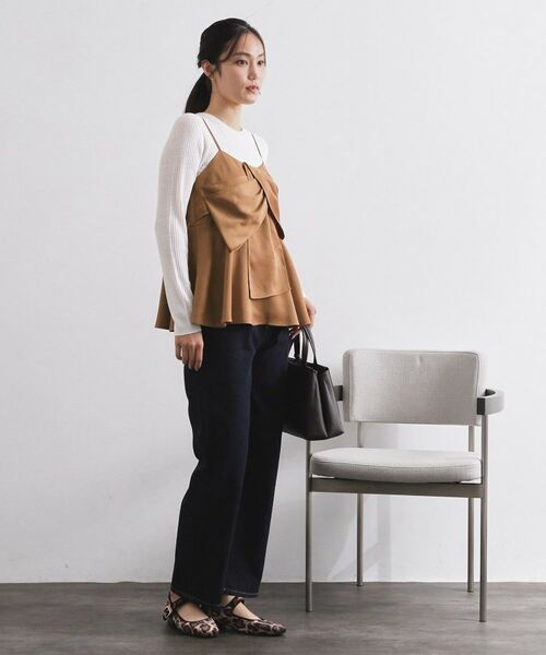 OPAQUE.CLIP / オペーク ドット クリップ シャツ・ブラウス | サテンキャミブラウス【洗濯機OK】 | 詳細10