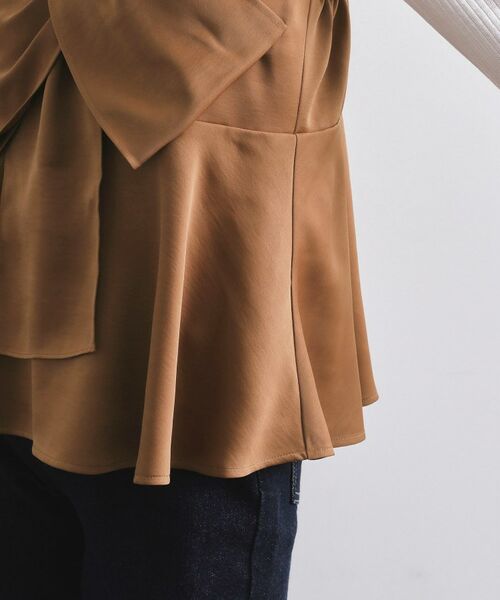 OPAQUE.CLIP / オペーク ドット クリップ シャツ・ブラウス | サテンキャミブラウス【洗濯機OK】 | 詳細19