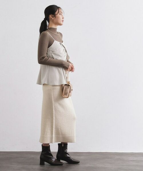 OPAQUE.CLIP / オペーク ドット クリップ シャツ・ブラウス | サテンキャミブラウス【洗濯機OK】 | 詳細7