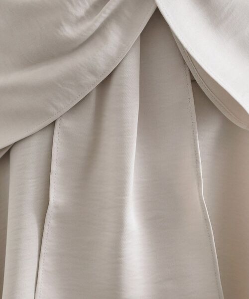 OPAQUE.CLIP / オペーク ドット クリップ シャツ・ブラウス | サテンキャミブラウス【洗濯機OK】 | 詳細8