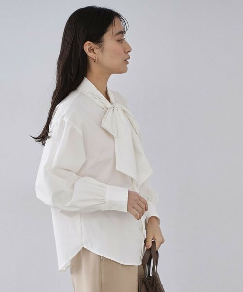 OPAQUE.CLIP / オペーク ドット クリップ シャツ・ブラウス | ボウタイブラウス【洗濯機OK】 | 詳細1