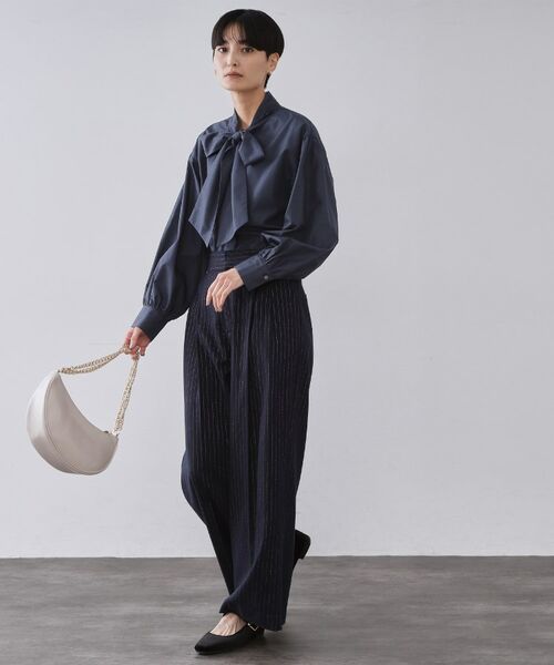 OPAQUE.CLIP / オペーク ドット クリップ シャツ・ブラウス | ボウタイブラウス【洗濯機OK】 | 詳細11