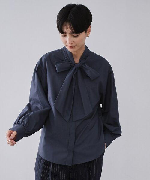 OPAQUE.CLIP / オペーク ドット クリップ シャツ・ブラウス | ボウタイブラウス【洗濯機OK】 | 詳細13