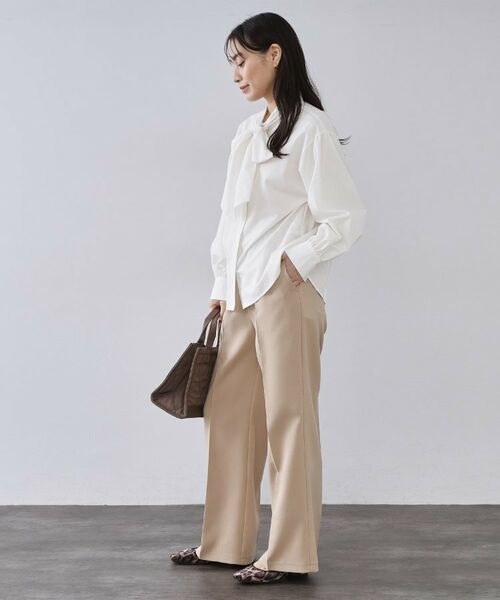 OPAQUE.CLIP / オペーク ドット クリップ シャツ・ブラウス | ボウタイブラウス【洗濯機OK】 | 詳細3