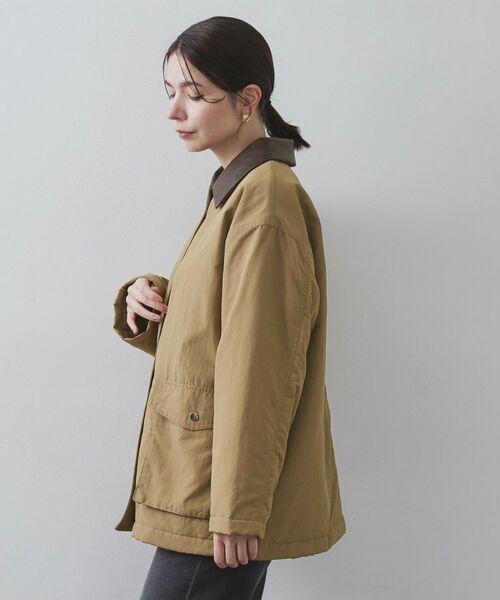 OPAQUE.CLIP / オペーク ドット クリップ ステンカラーコート | 《CLASSY掲載》ステンカラー中綿コート【洗濯機OK】 | 詳細10