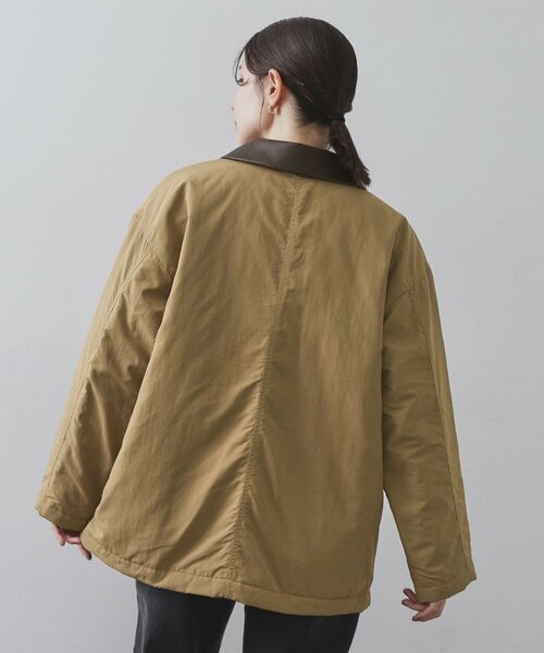 OPAQUE.CLIP / オペーク ドット クリップ ステンカラーコート | 《CLASSY掲載》ステンカラー中綿コート【洗濯機OK】 | 詳細11