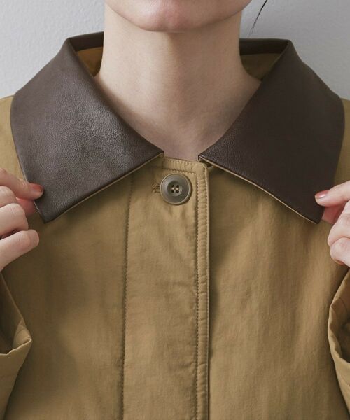 OPAQUE.CLIP / オペーク ドット クリップ ステンカラーコート | 《CLASSY掲載》ステンカラー中綿コート【洗濯機OK】 | 詳細12