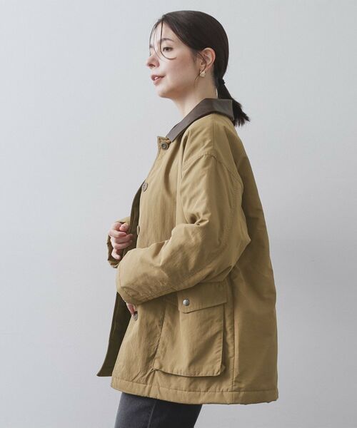 OPAQUE.CLIP / オペーク ドット クリップ ステンカラーコート | 《CLASSY掲載》ステンカラー中綿コート【洗濯機OK】 | 詳細5