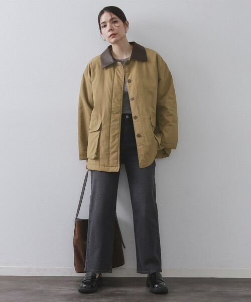 OPAQUE.CLIP / オペーク ドット クリップ ステンカラーコート | 《CLASSY掲載》ステンカラー中綿コート【洗濯機OK】 | 詳細6