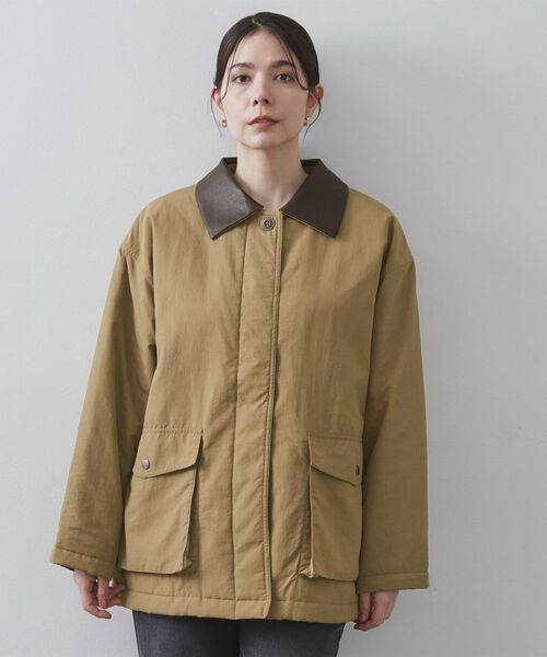 OPAQUE.CLIP / オペーク ドット クリップ ステンカラーコート | 《CLASSY掲載》ステンカラー中綿コート【洗濯機OK】 | 詳細9