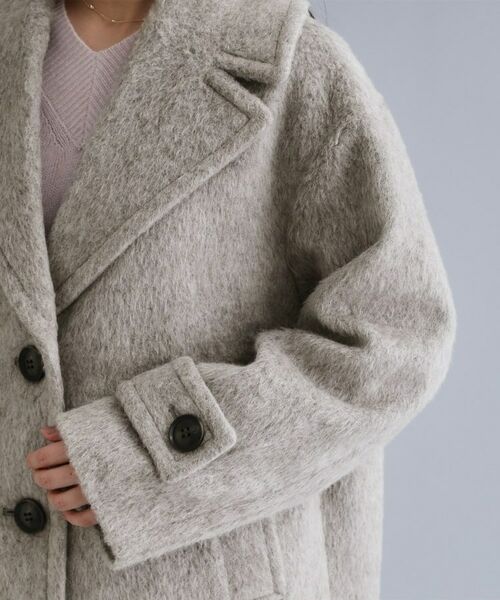 OPAQUE.CLIP / オペーク ドット クリップ その他アウター | 【es】《Mapel／マペル》シャギーミドルコート | 詳細13