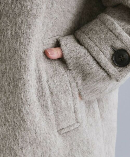 OPAQUE.CLIP / オペーク ドット クリップ その他アウター | 【es】《Mapel／マペル》シャギーミドルコート | 詳細15