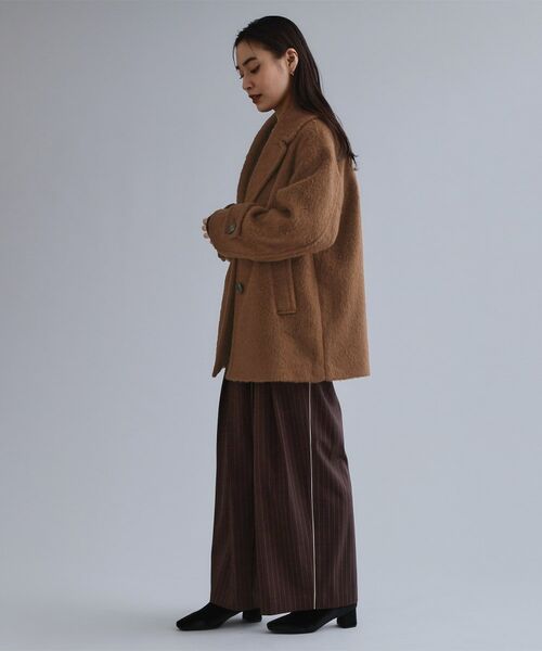 OPAQUE.CLIP / オペーク ドット クリップ その他アウター | 【es】《Mapel／マペル》シャギーミドルコート | 詳細3