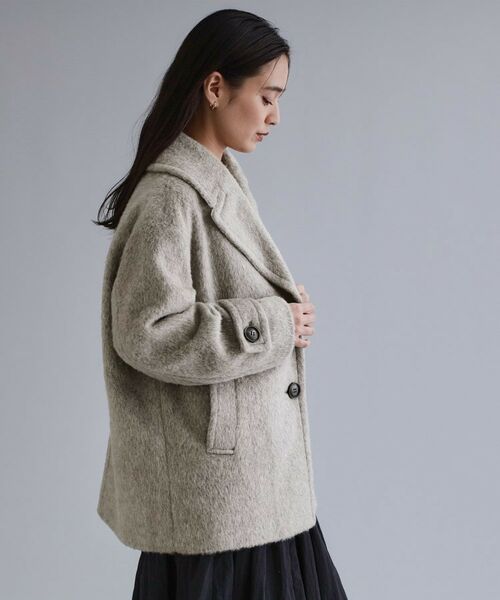 OPAQUE.CLIP / オペーク ドット クリップ その他アウター | 【es】《Mapel／マペル》シャギーミドルコート | 詳細5