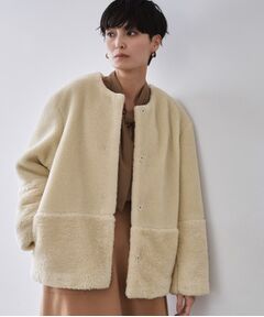 OPAQUE.CLIP / オペーク ドット クリップ その他アウター | フェイクボア切替ショートコート