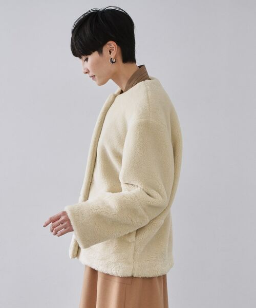 OPAQUE.CLIP / オペーク ドット クリップ その他アウター | フェイクボア切替ショートコート | 詳細10