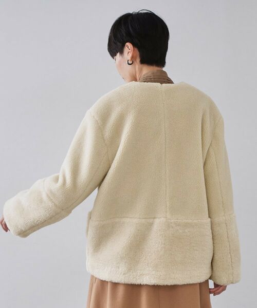 OPAQUE.CLIP / オペーク ドット クリップ その他アウター | フェイクボア切替ショートコート | 詳細11