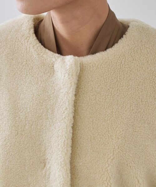 OPAQUE.CLIP / オペーク ドット クリップ その他アウター | フェイクボア切替ショートコート | 詳細12