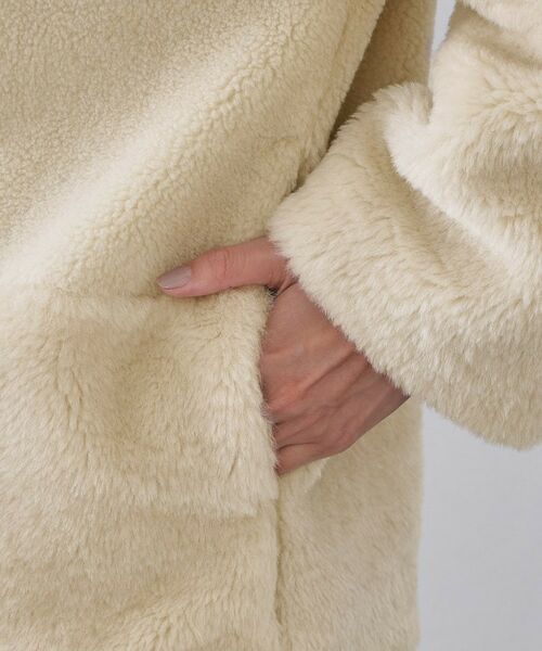 OPAQUE.CLIP / オペーク ドット クリップ その他アウター | フェイクボア切替ショートコート | 詳細14