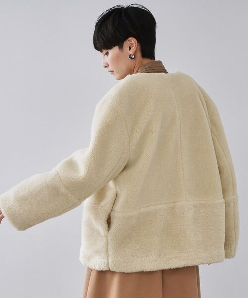 OPAQUE.CLIP / オペーク ドット クリップ その他アウター | フェイクボア切替ショートコート | 詳細5