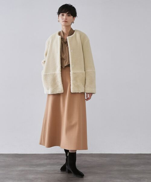 OPAQUE.CLIP / オペーク ドット クリップ その他アウター | フェイクボア切替ショートコート | 詳細6