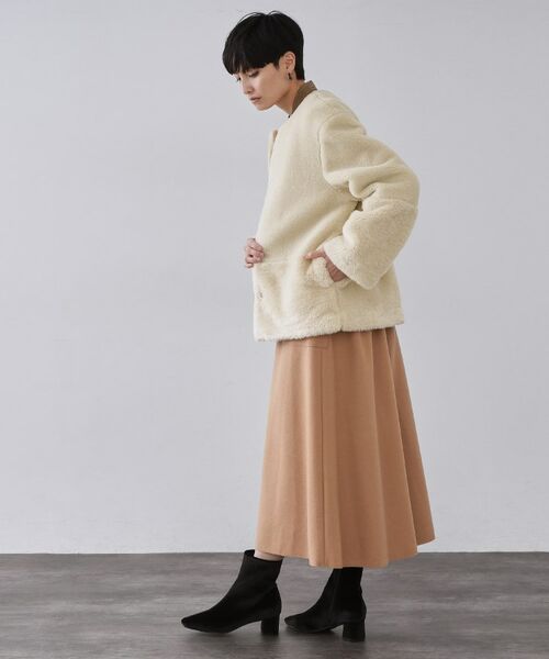 OPAQUE.CLIP / オペーク ドット クリップ その他アウター | フェイクボア切替ショートコート | 詳細7