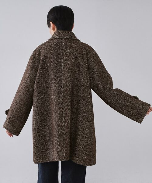 OPAQUE.CLIP / オペーク ドット クリップ ステンカラーコート | ヘリンボーンステンカラーコート | 詳細11