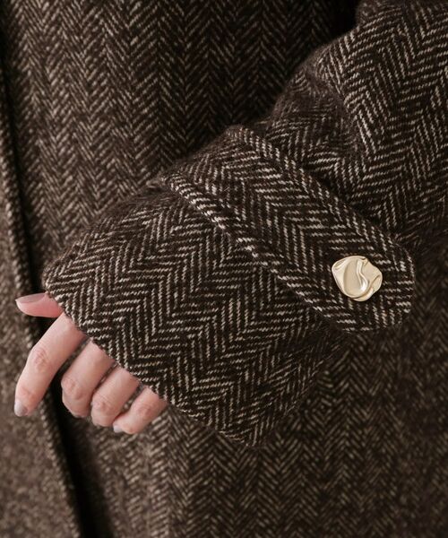 OPAQUE.CLIP / オペーク ドット クリップ ステンカラーコート | ヘリンボーンステンカラーコート | 詳細14