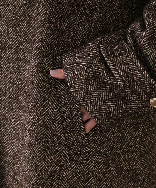 OPAQUE.CLIP / オペーク ドット クリップ ステンカラーコート | ヘリンボーンステンカラーコート | 詳細15