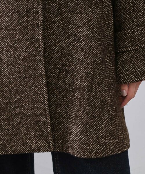 OPAQUE.CLIP / オペーク ドット クリップ ステンカラーコート | ヘリンボーンステンカラーコート | 詳細16