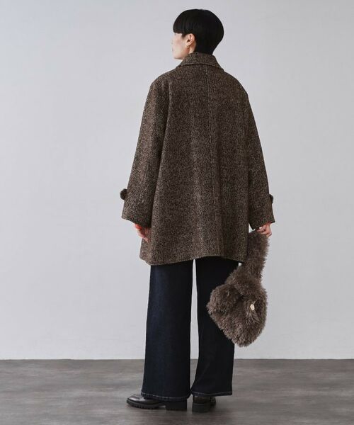 OPAQUE.CLIP / オペーク ドット クリップ ステンカラーコート | ヘリンボーンステンカラーコート | 詳細7