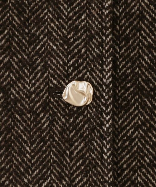OPAQUE.CLIP / オペーク ドット クリップ ステンカラーコート | ヘリンボーンステンカラーコート | 詳細8