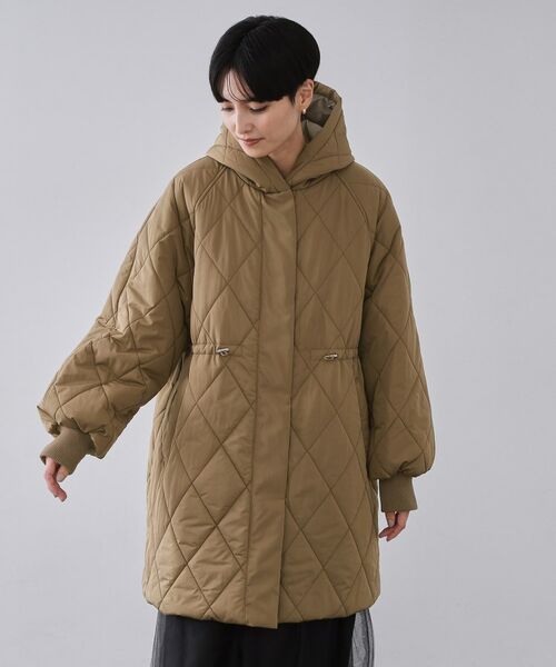 OPAQUE.CLIP / オペーク ドット クリップ その他アウター | 撥水キルティングロングコート【洗える】 | 詳細9