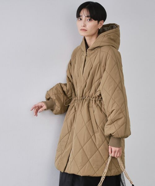 OPAQUE. CLIP/オペーク ドット クリップ 撥水キルティングロングコート【洗える】 モカブラウン(042) 40(L) OPAQUE. CLIP/オペーク ドット クリップ 撥水キルティングロングコート【洗える】 モカブラウン(042) 40(L)