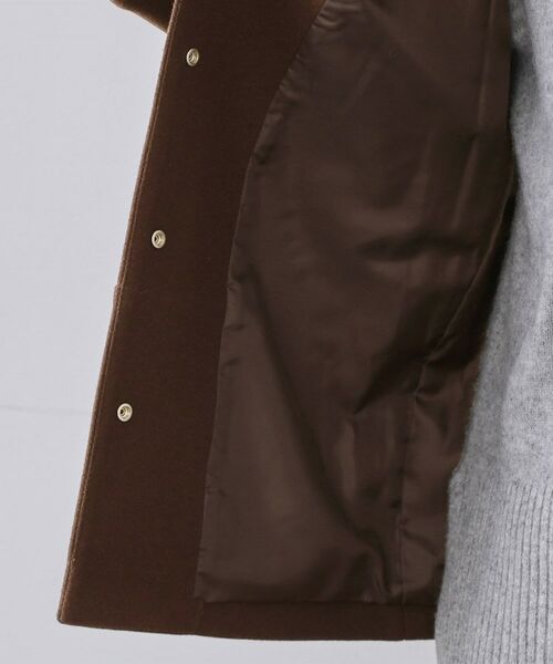 OPAQUE.CLIP / オペーク ドット クリップ その他アウター | ウールライクメルトン ノーカラーコート【洗濯機OK】 | 詳細24