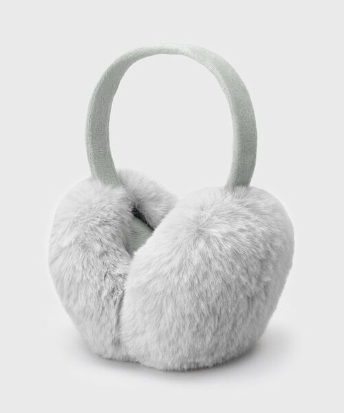 OPAQUE. CLIP/オペーク ドット クリップ 【折りたたみ可能】コンパクトフェイクファーイヤーマフラー グレー(012) 00