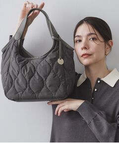 OPAQUE.CLIP / オペーク ドット クリップ トートバッグ | 【フェイクファー／キルティング】くり手ミドルトートバッグ