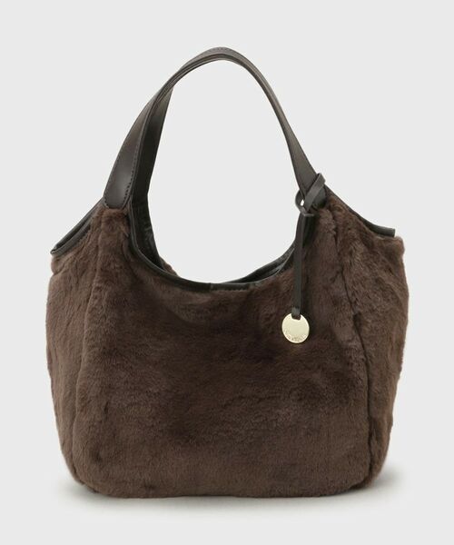 OPAQUE.CLIP / オペーク ドット クリップ トートバッグ | 【フェイクファー／キルティング】くり手ミドルトートバッグ | 詳細11