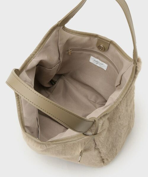 OPAQUE.CLIP / オペーク ドット クリップ トートバッグ | 【フェイクファー／キルティング】くり手ミドルトートバッグ | 詳細16