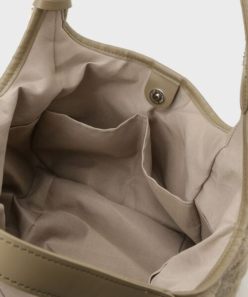 OPAQUE.CLIP / オペーク ドット クリップ トートバッグ | 【フェイクファー／キルティング】くり手ミドルトートバッグ | 詳細22