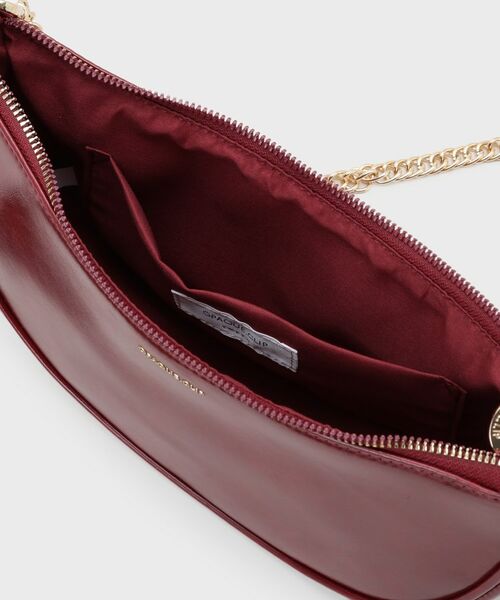 OPAQUE.CLIP / オペーク ドット クリップ ハンドバッグ | 【2WAY】オイル調合皮チェーンハンドルムーンミドルバッグ | 詳細17