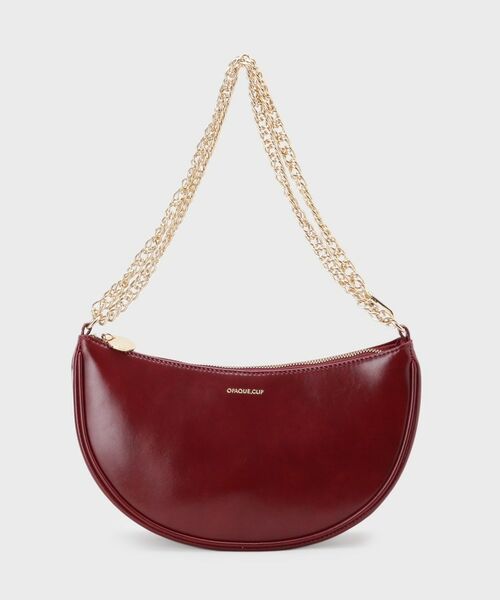 OPAQUE.CLIP / オペーク ドット クリップ ハンドバッグ | 【2WAY】オイル調合皮チェーンハンドルムーンミドルバッグ | 詳細20